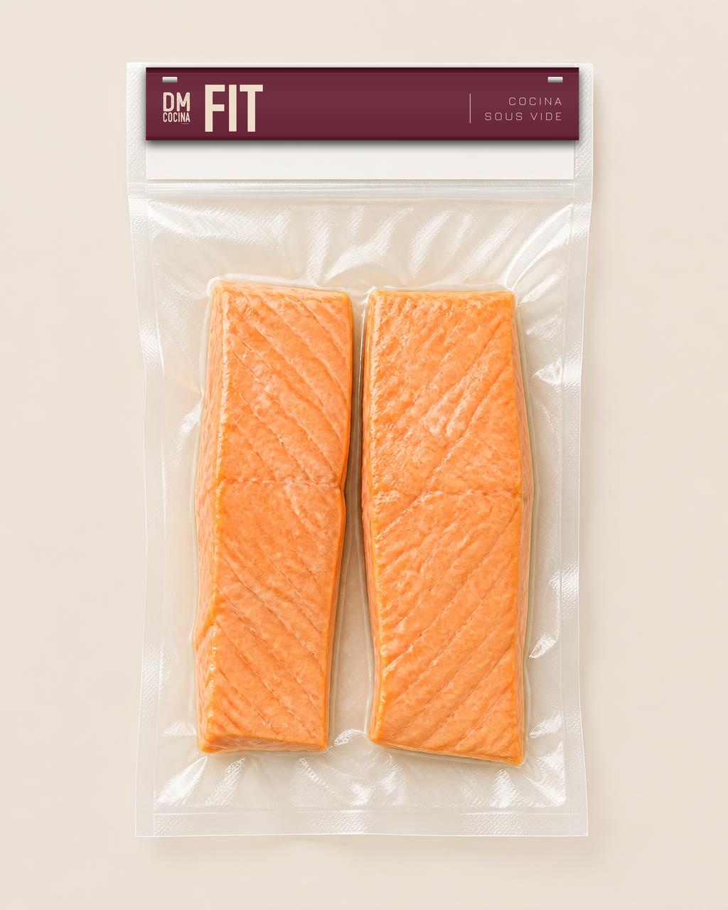 Salmón rosado de DM FIT